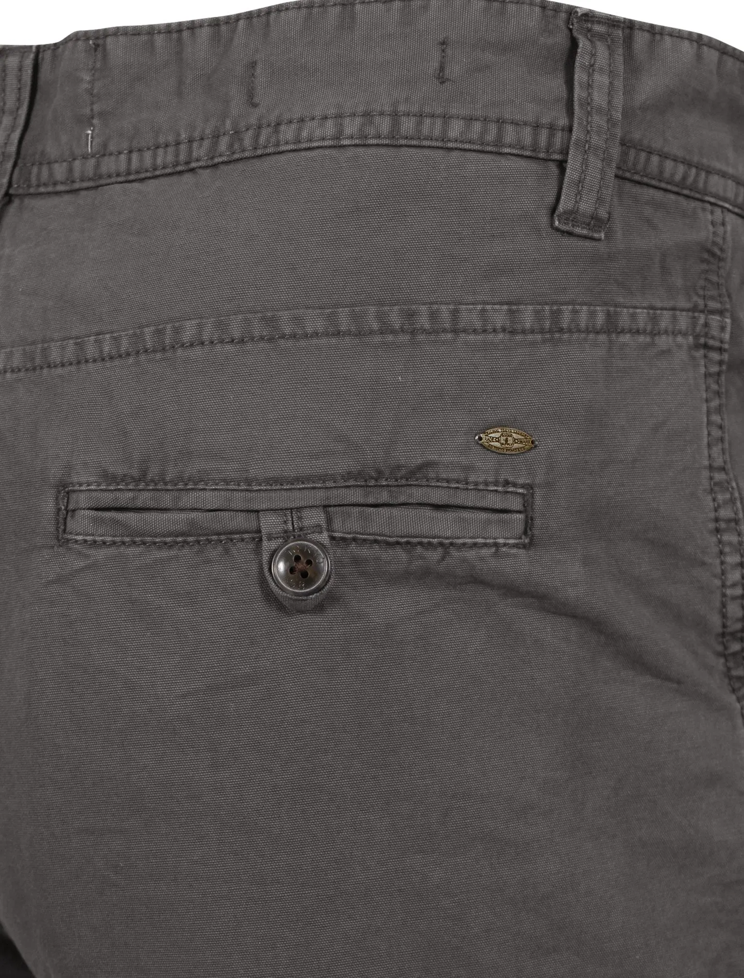 Osborne Cotton Panama Shorts in Grey - Tokyo Laundry