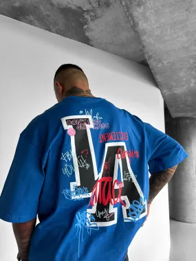 Oversize L.A T-shirt - Saks