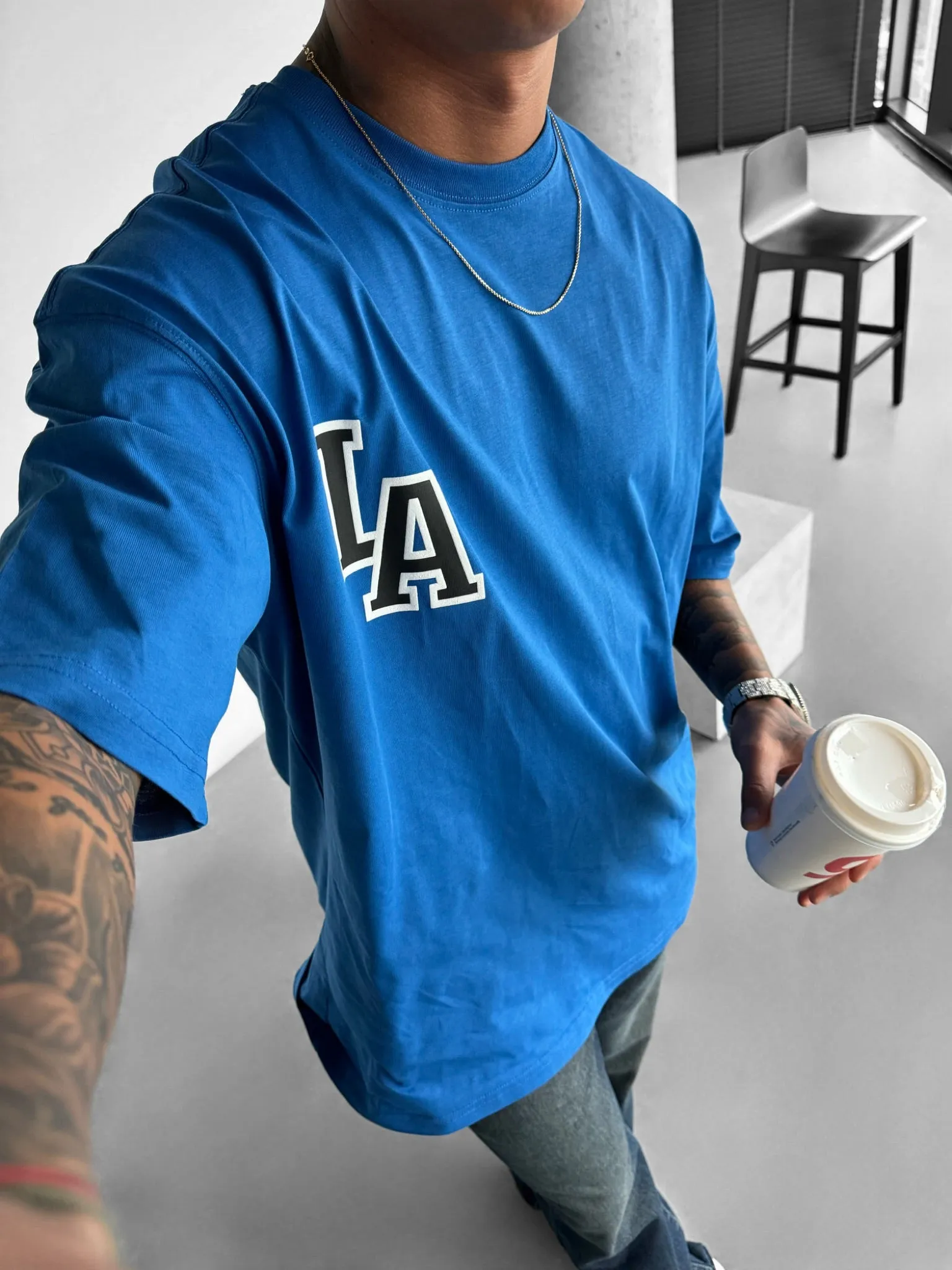 Oversize L.A T-shirt - Saks