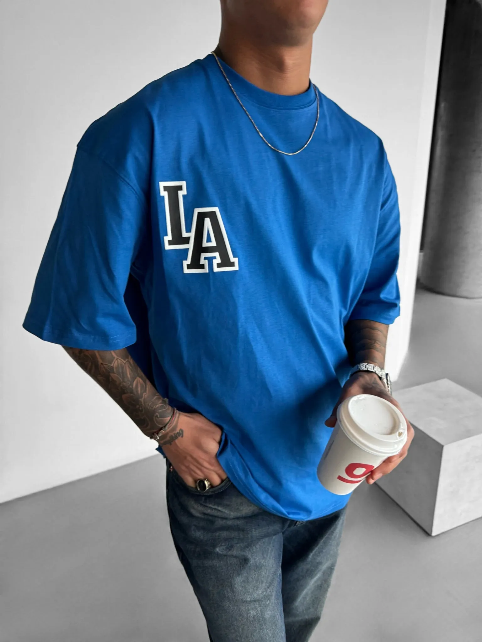 Oversize L.A T-shirt - Saks