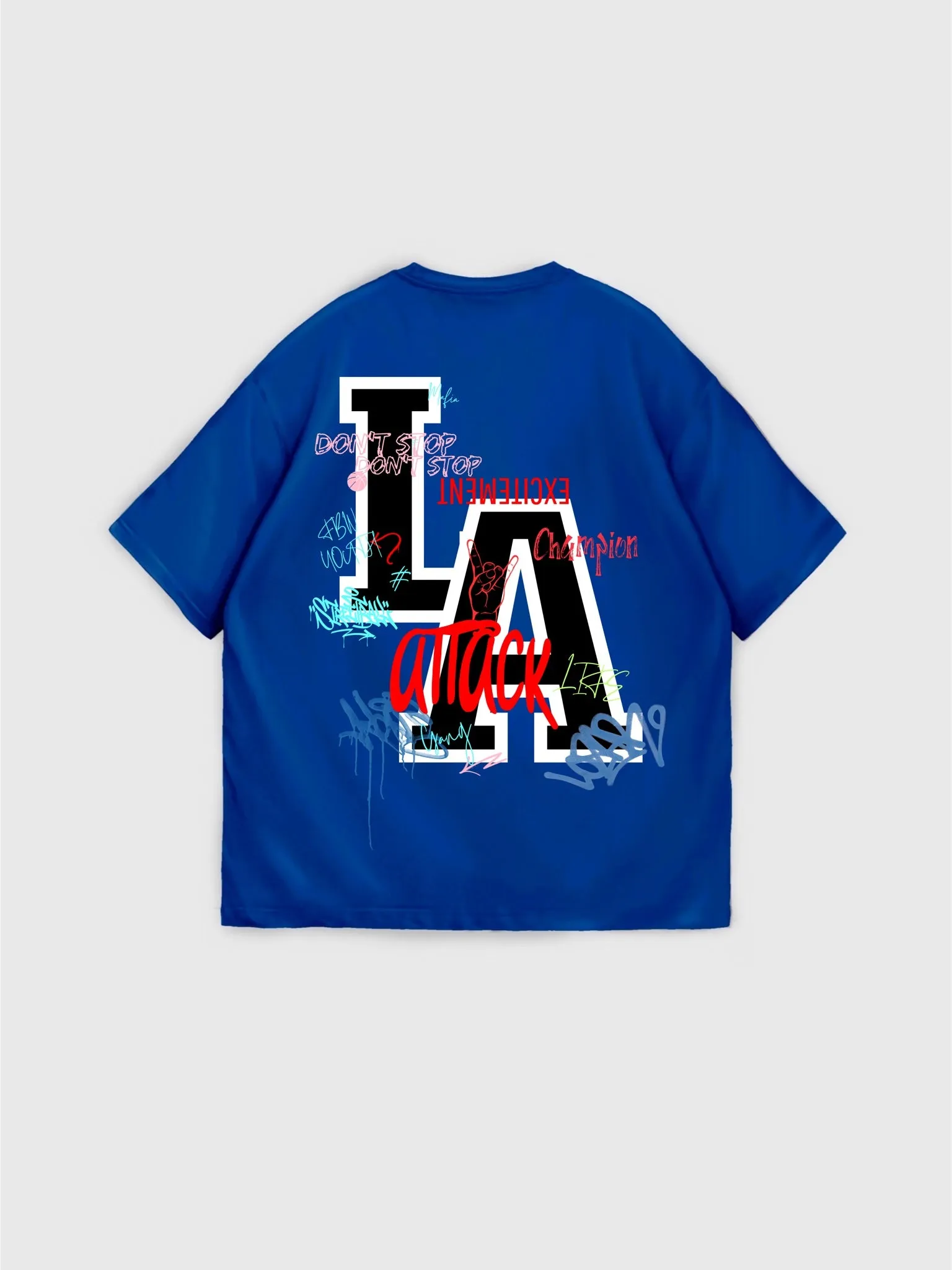 Oversize L.A T-shirt - Saks
