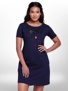 Painting Printed Comfortable  Long T-shirt For Women's