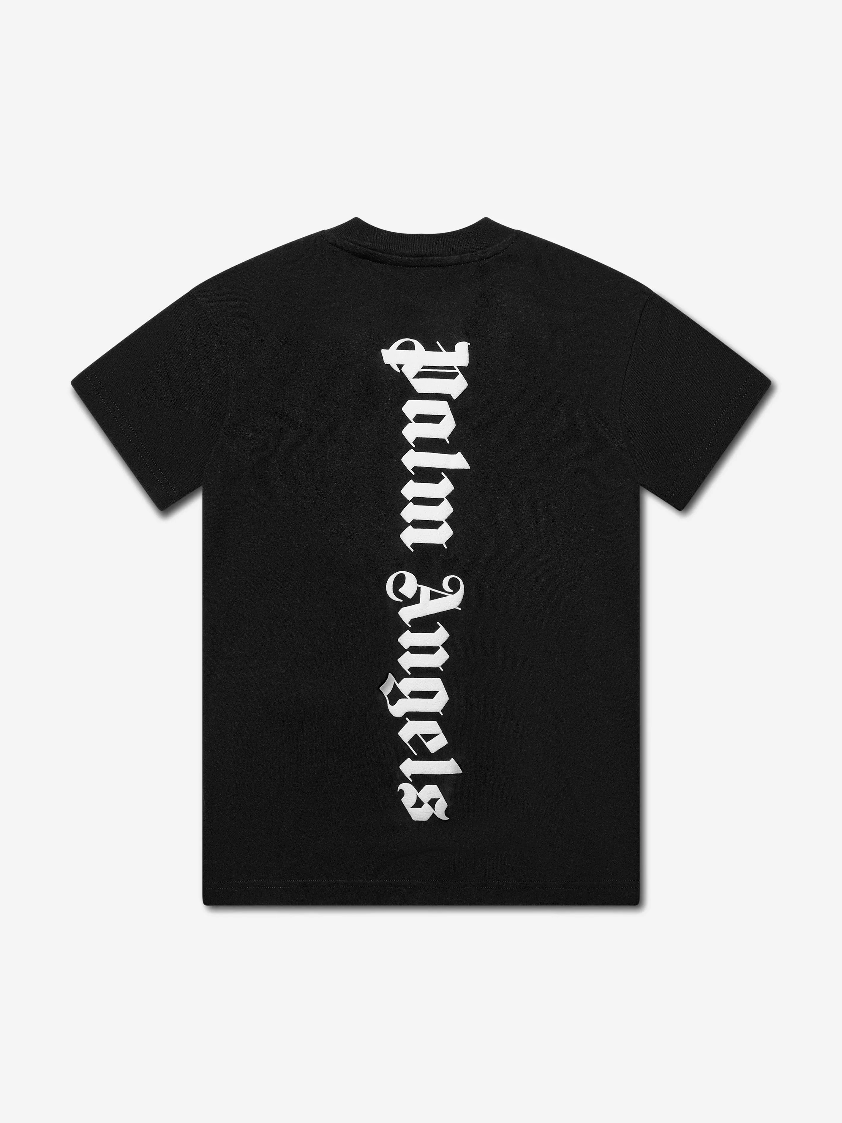 Palm Angels Girls Classic Overlogo T-Shirt Dress in Black