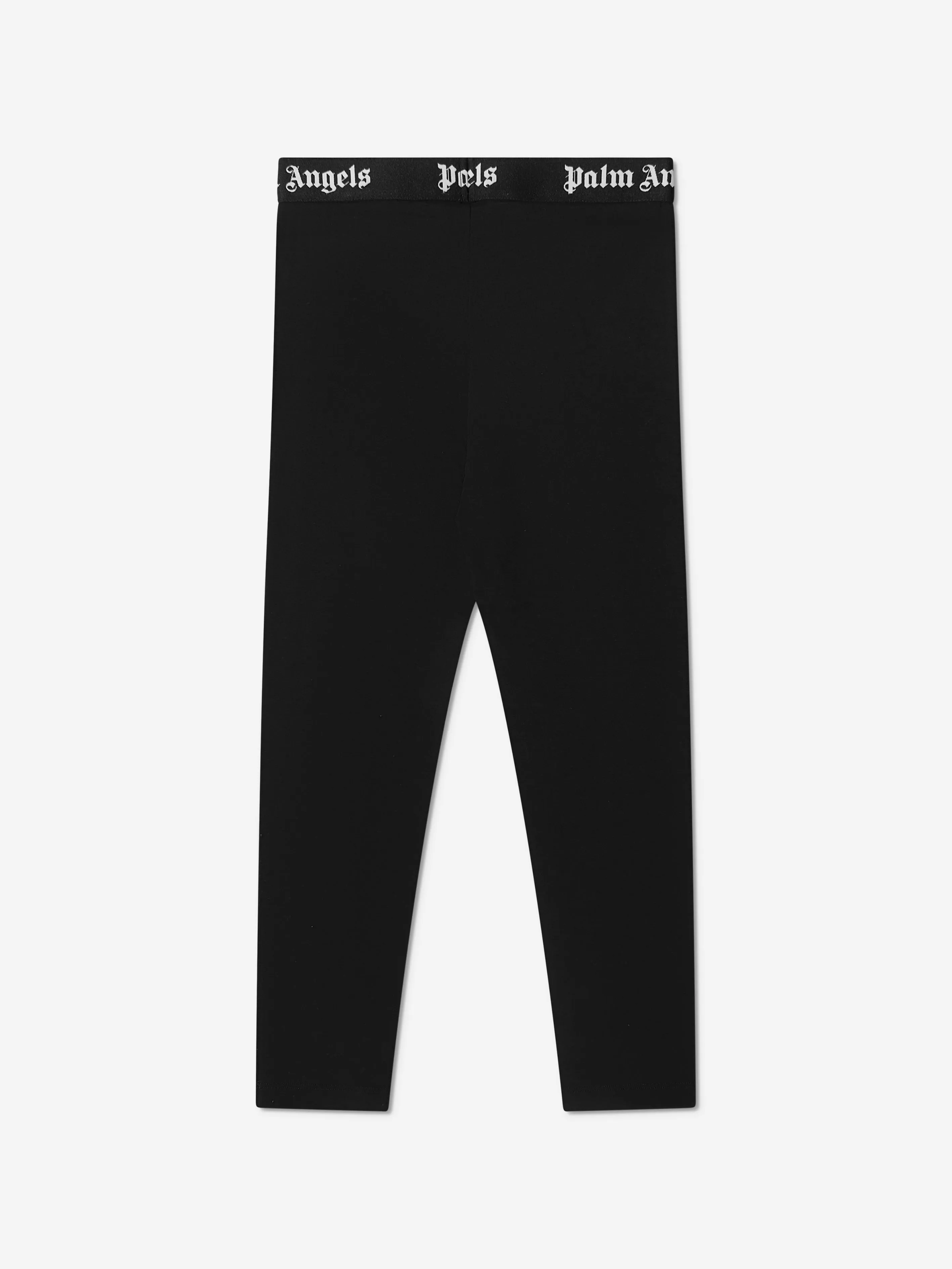 Palm Angels Girls Waistband Logo Leggings