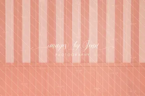 Peach Stripe Half Wall (JG)
