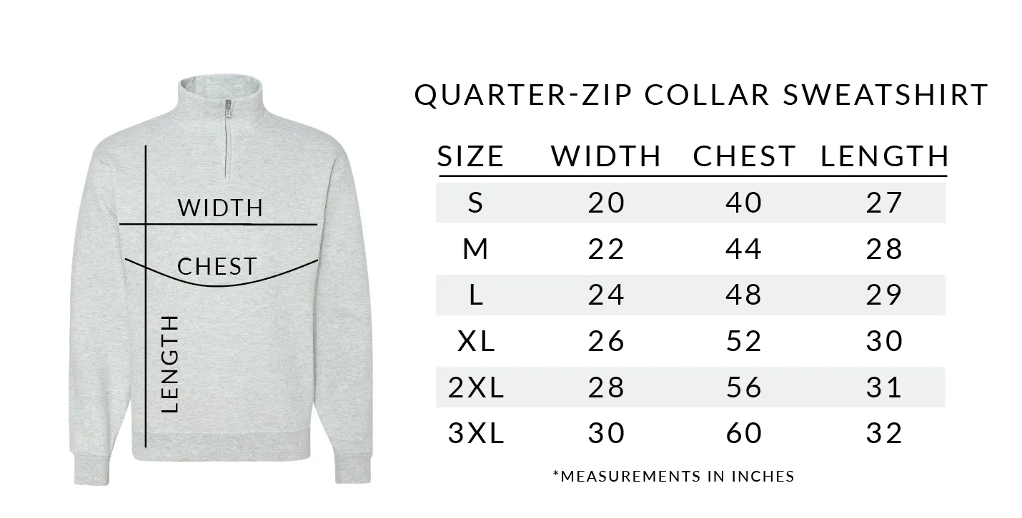 Personalized RN Quarter Zip Sweatshirt - Stethoscope