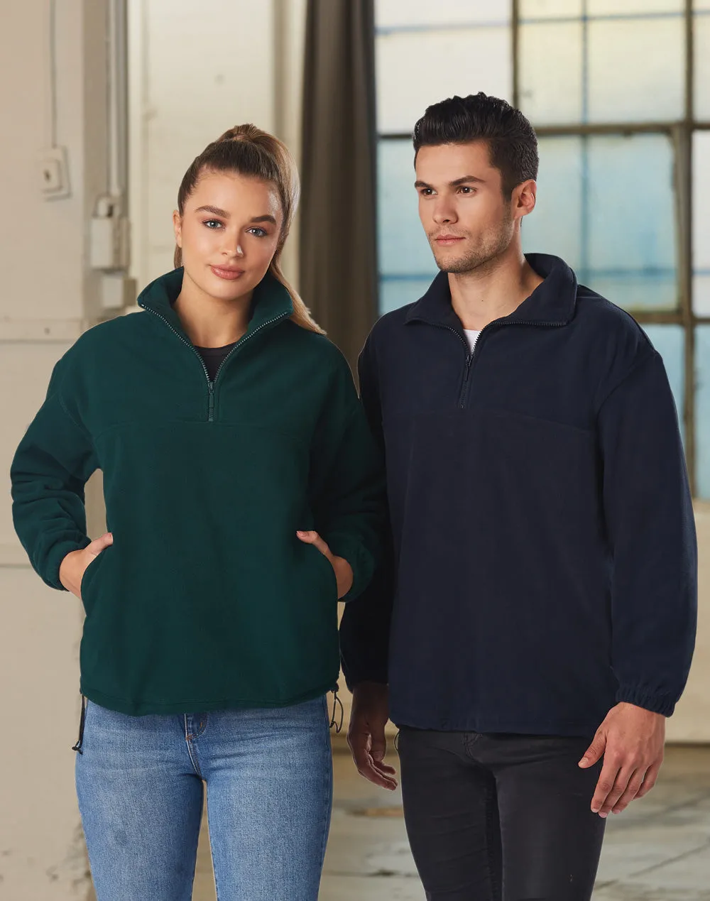 [PF01] Unisex polar fleece long sleeves