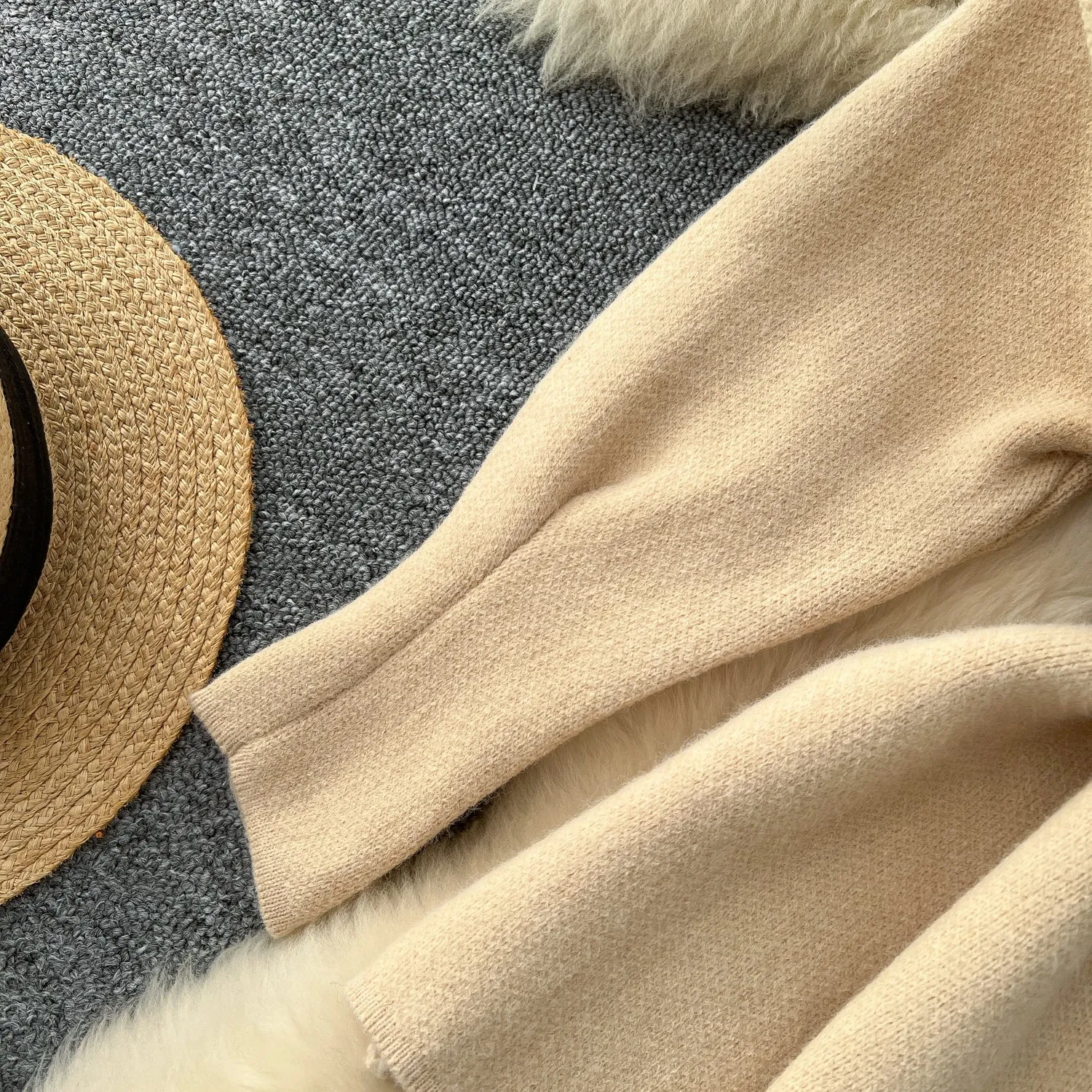 Premium Lapeled Loose-fit Shawl Cardigan