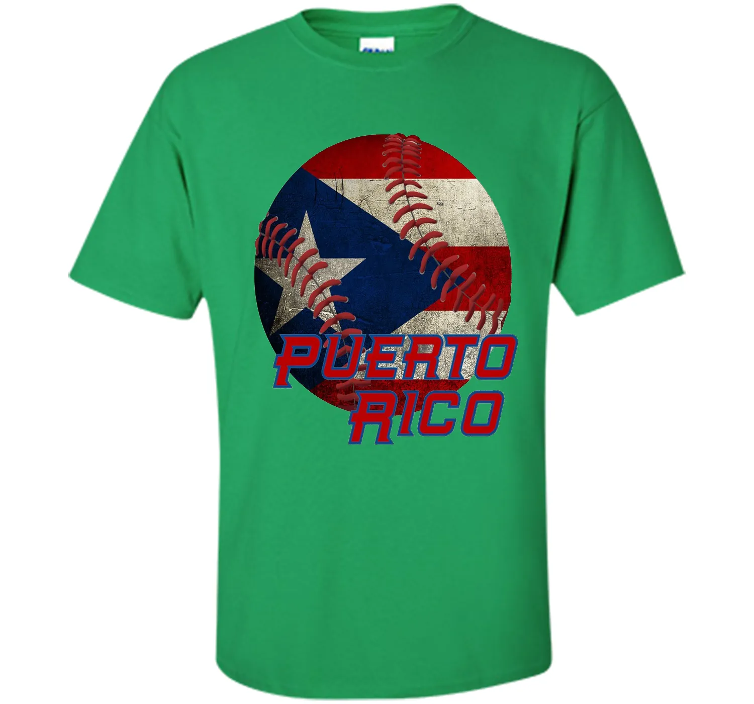 Puerto Rico Baseball Flag T Shirt Boricua Pride Tee