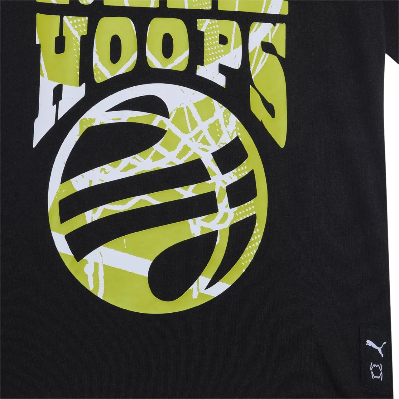 Puma maglietta manica corta da bambino Basketball Blueprint  679282 01 nero