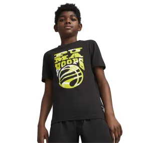 Puma maglietta manica corta da bambino Basketball Blueprint  679282 01 nero