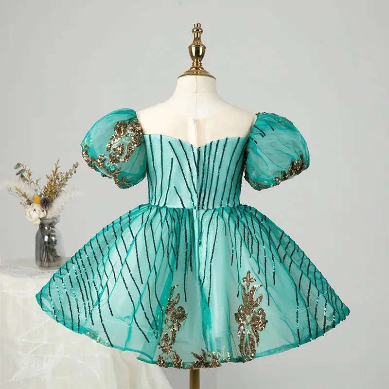 "Stella" Sparkling Floral Occasion Party Dress - 5 Colors