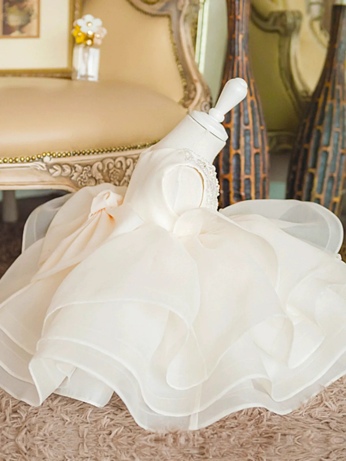 "Theresa Marie" Beaded Tulle Special Occasion Dress