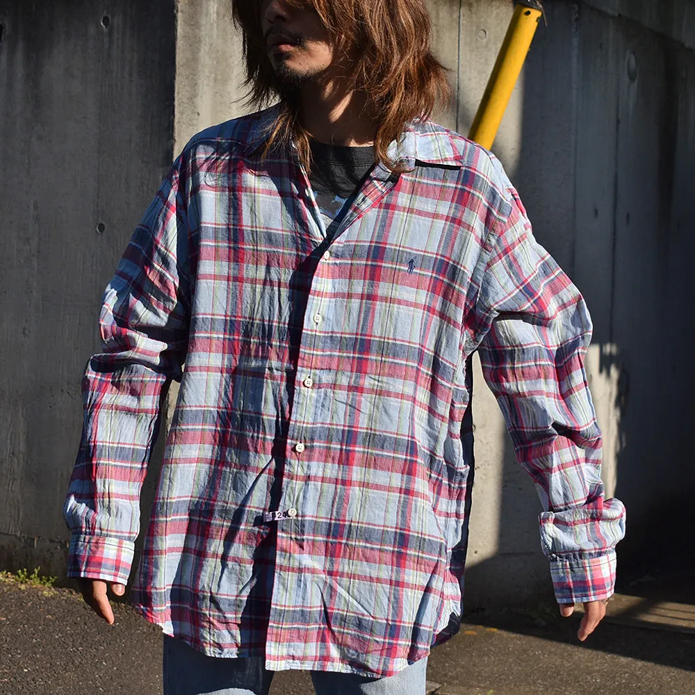 Ralph Lauren/ラルフ ローレン “CLASSIC FIT” リネン ボタンダウンシャツ　230505