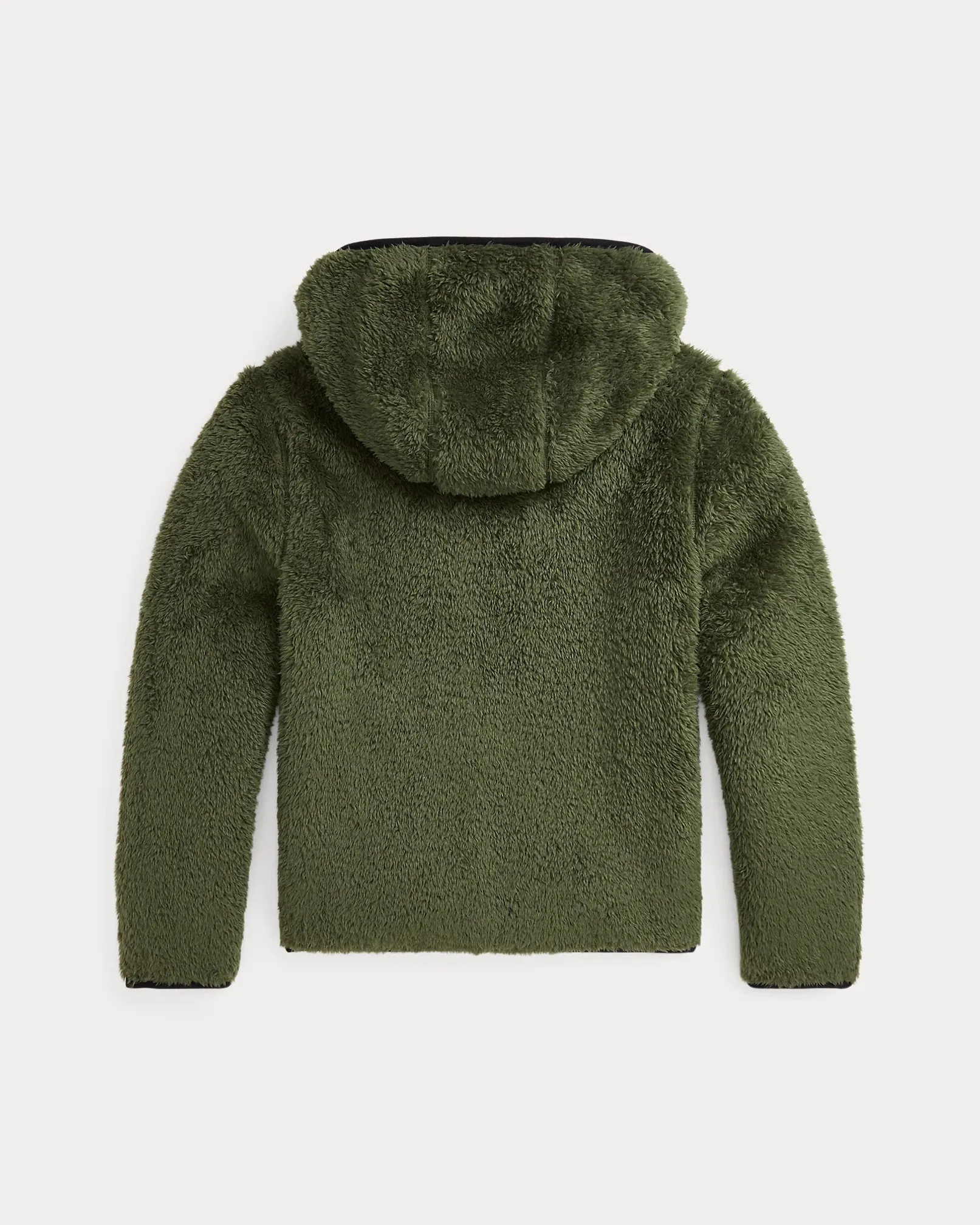 Ralph Lauren - Olive zip fleece hoodie
