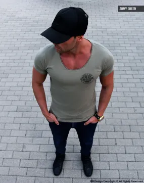 RB Design Pocket Style Print T-shirt Stretch Cotton / Color Option / MD874