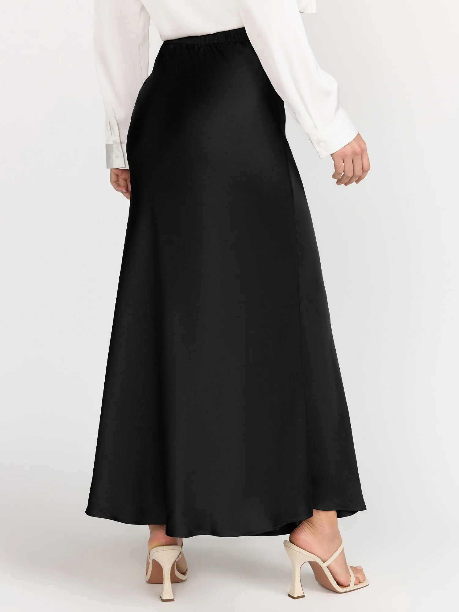 RD Style Satin Solid Maxi Skirt - Brands We Love