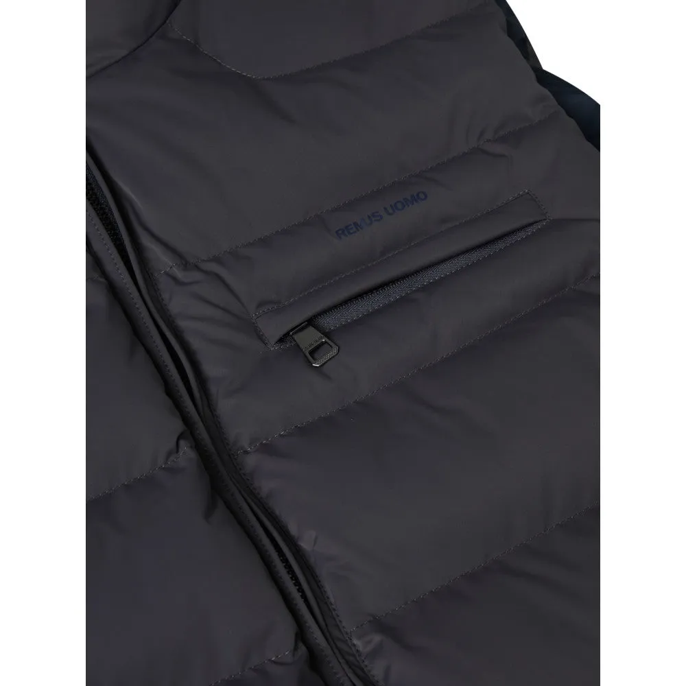 Remus Uomo 80751 07 Dark Grey Nate Quilted Gilet