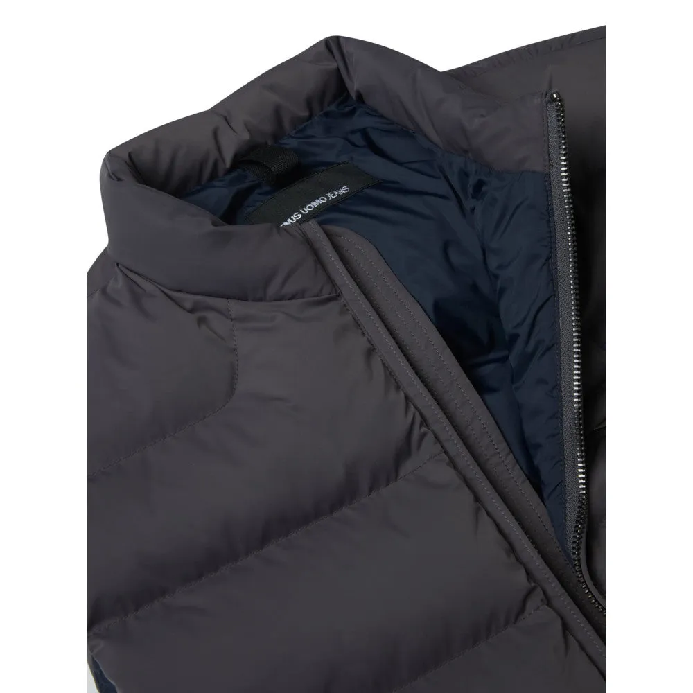 Remus Uomo 80751 07 Dark Grey Nate Quilted Gilet