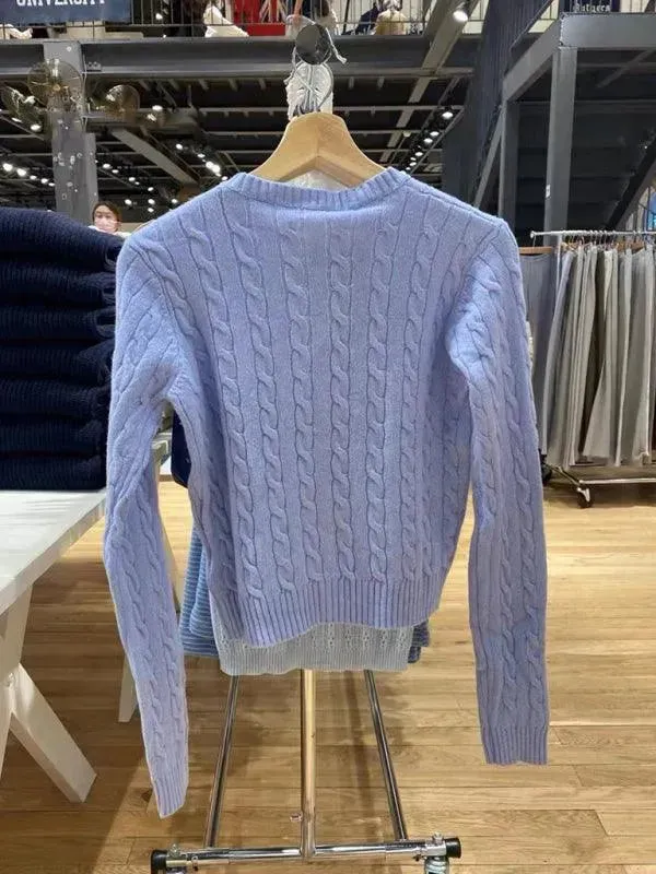 Retro Twist Women Cardigan Sweater