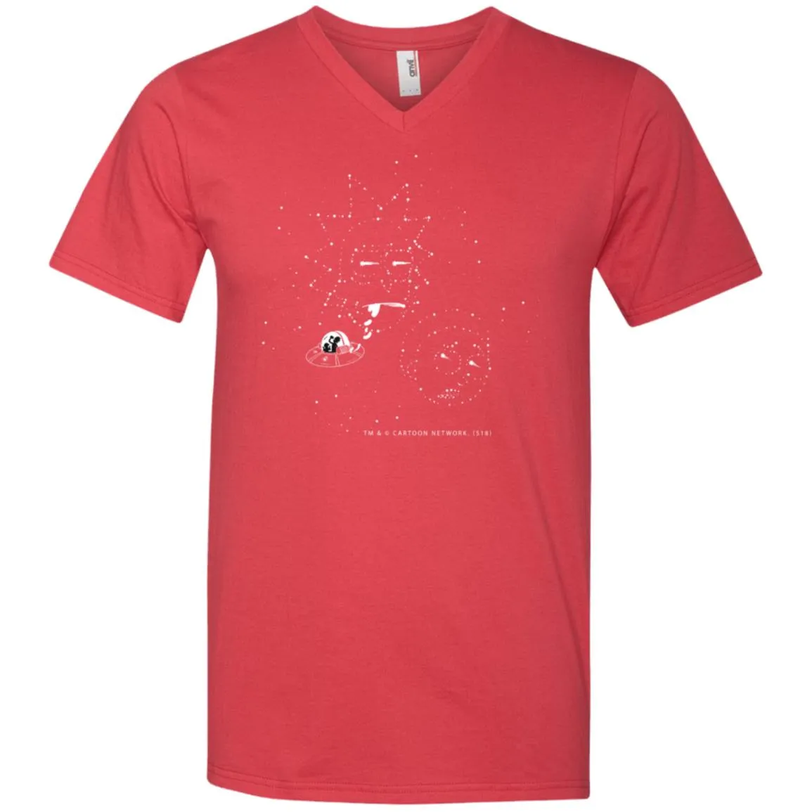 Rick And Morty Stars In The Sky Mug Men V-Neck T-Shirt