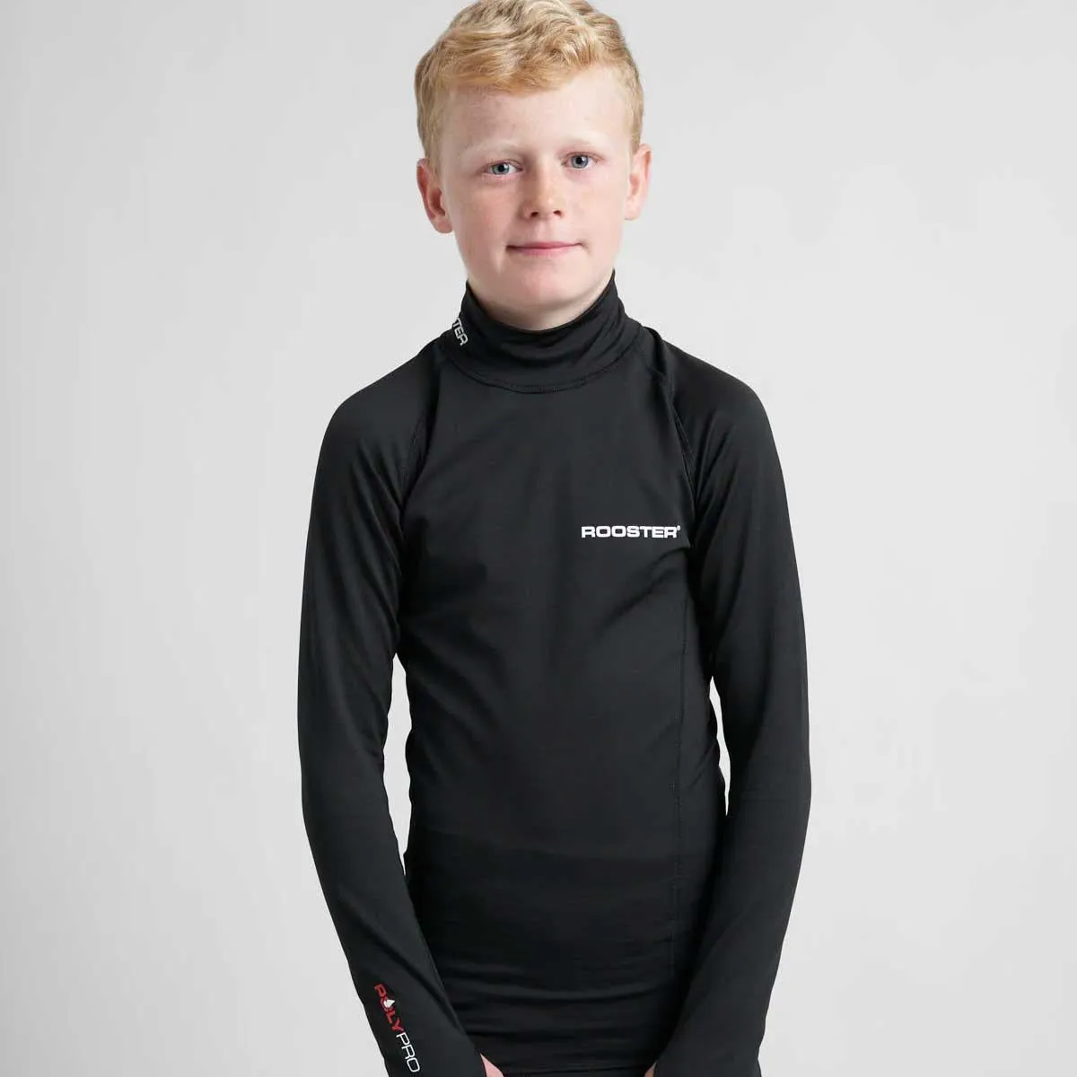 Rooster Junior Long Sleeve PolyPro Top