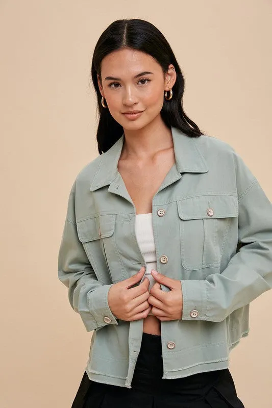 Sage Shacket