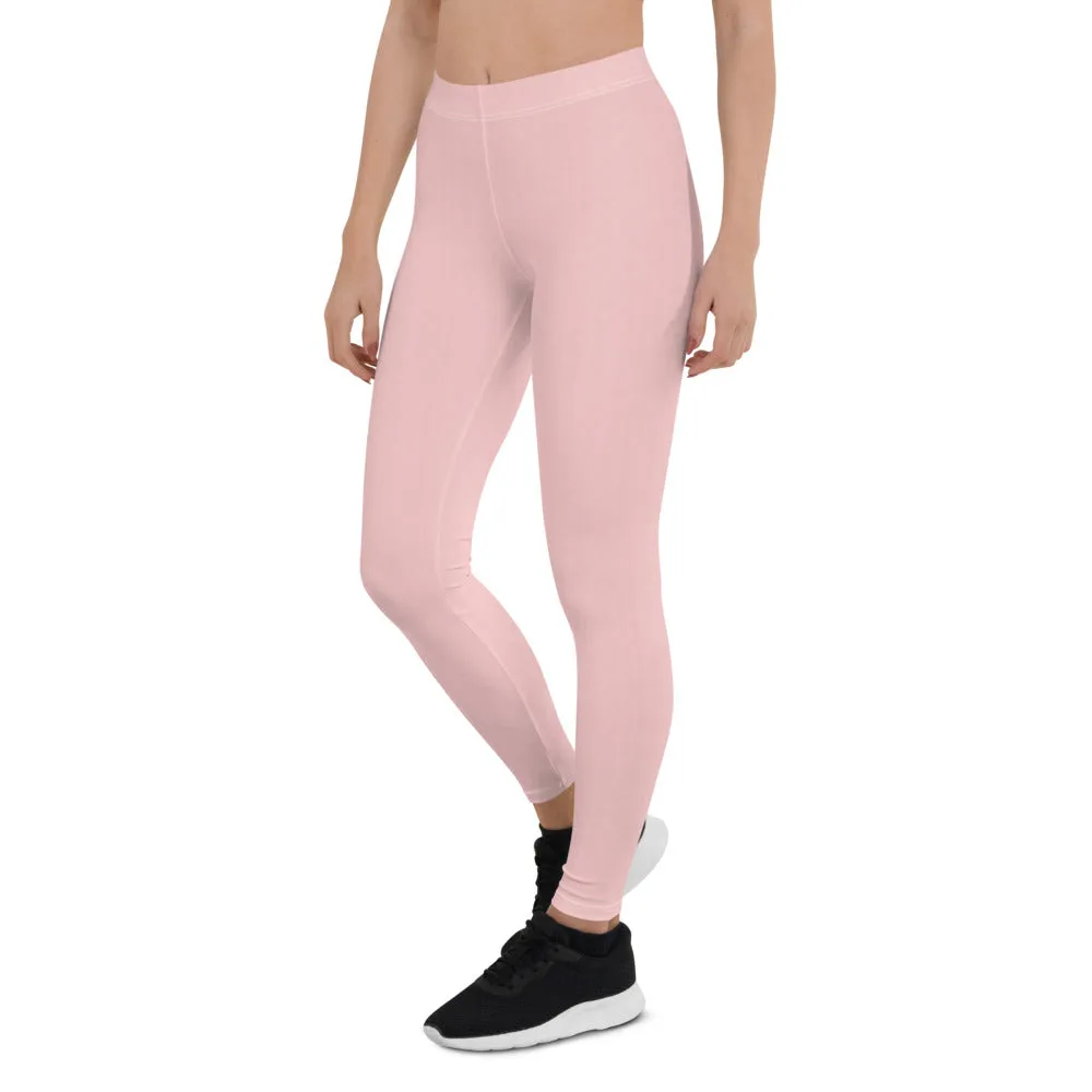 Sakura Pink Low Waist Leggings