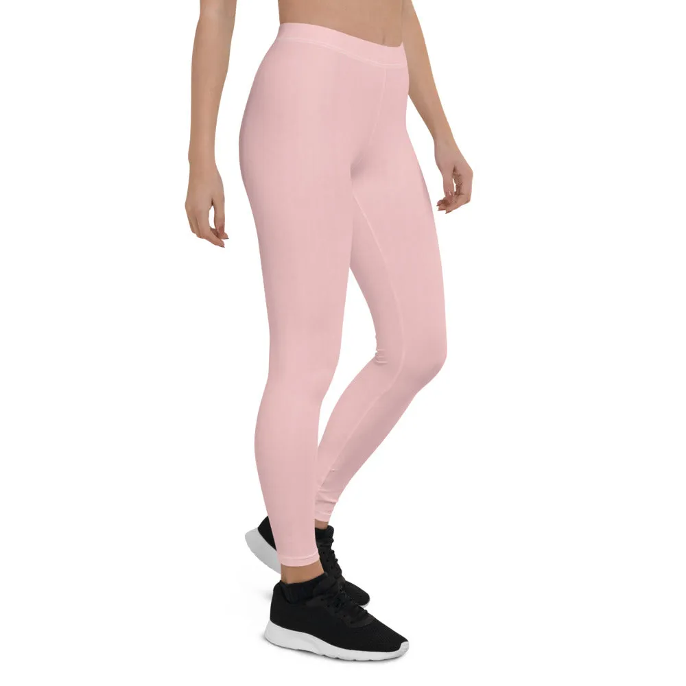 Sakura Pink Low Waist Leggings