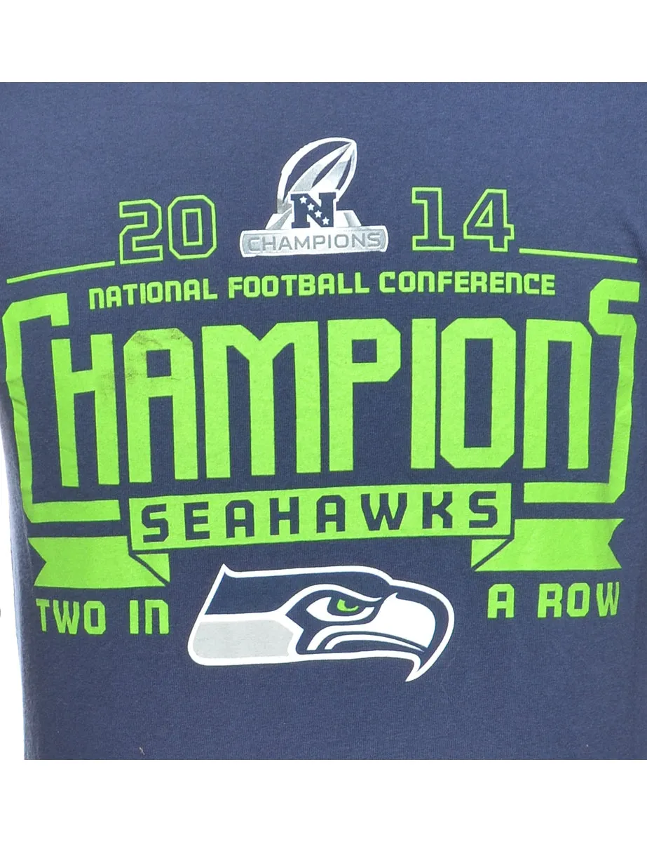 Seahawks Printed T-shirt - S