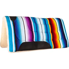 Serape Fleece Bottom Saddle Pad, 32" x 32"