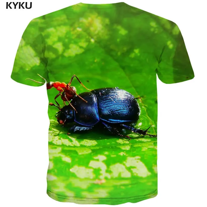 shirt insect plant Cool Casual art costume men beautiful