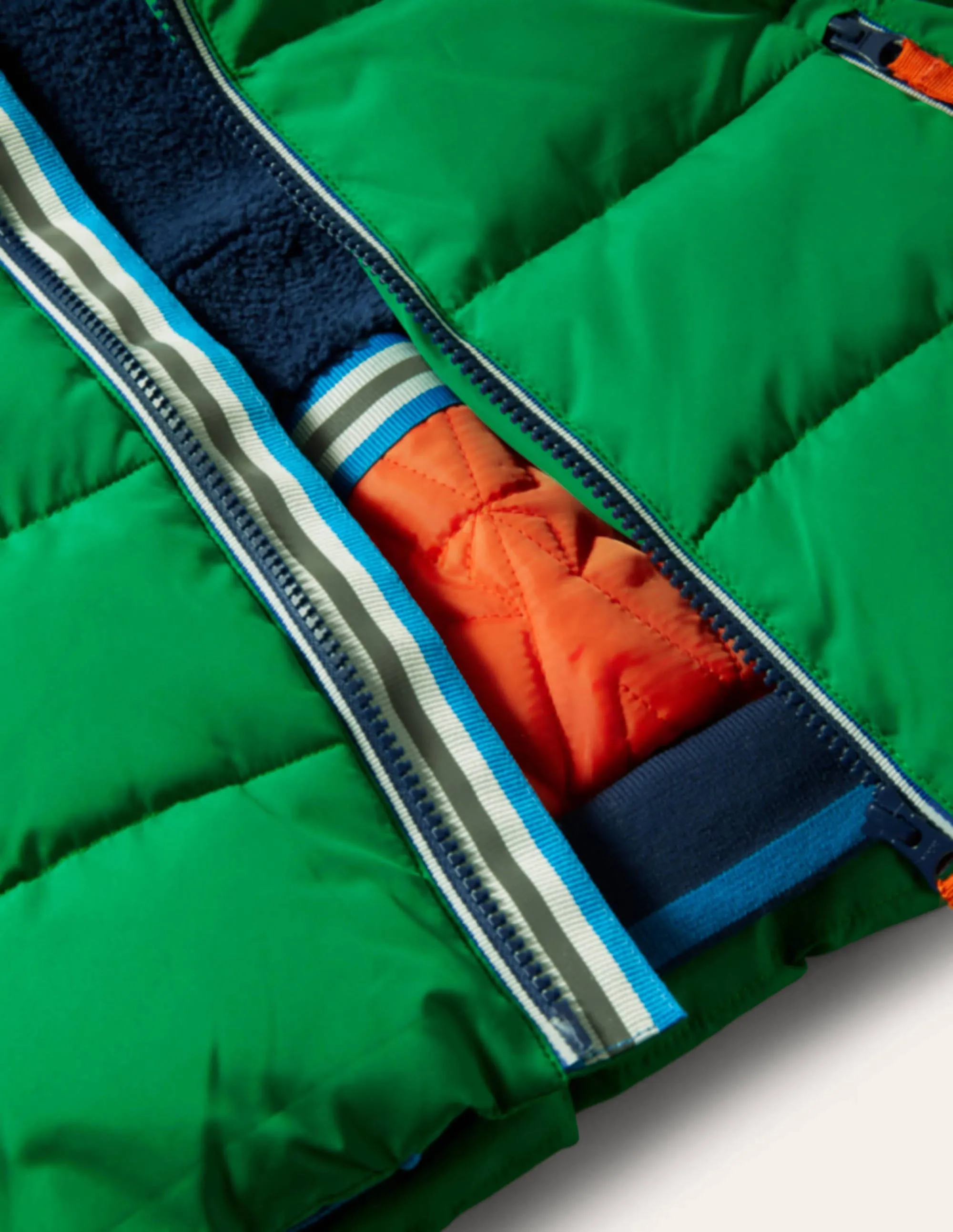 Shower-Resistant Padded Jacket-Highland Green