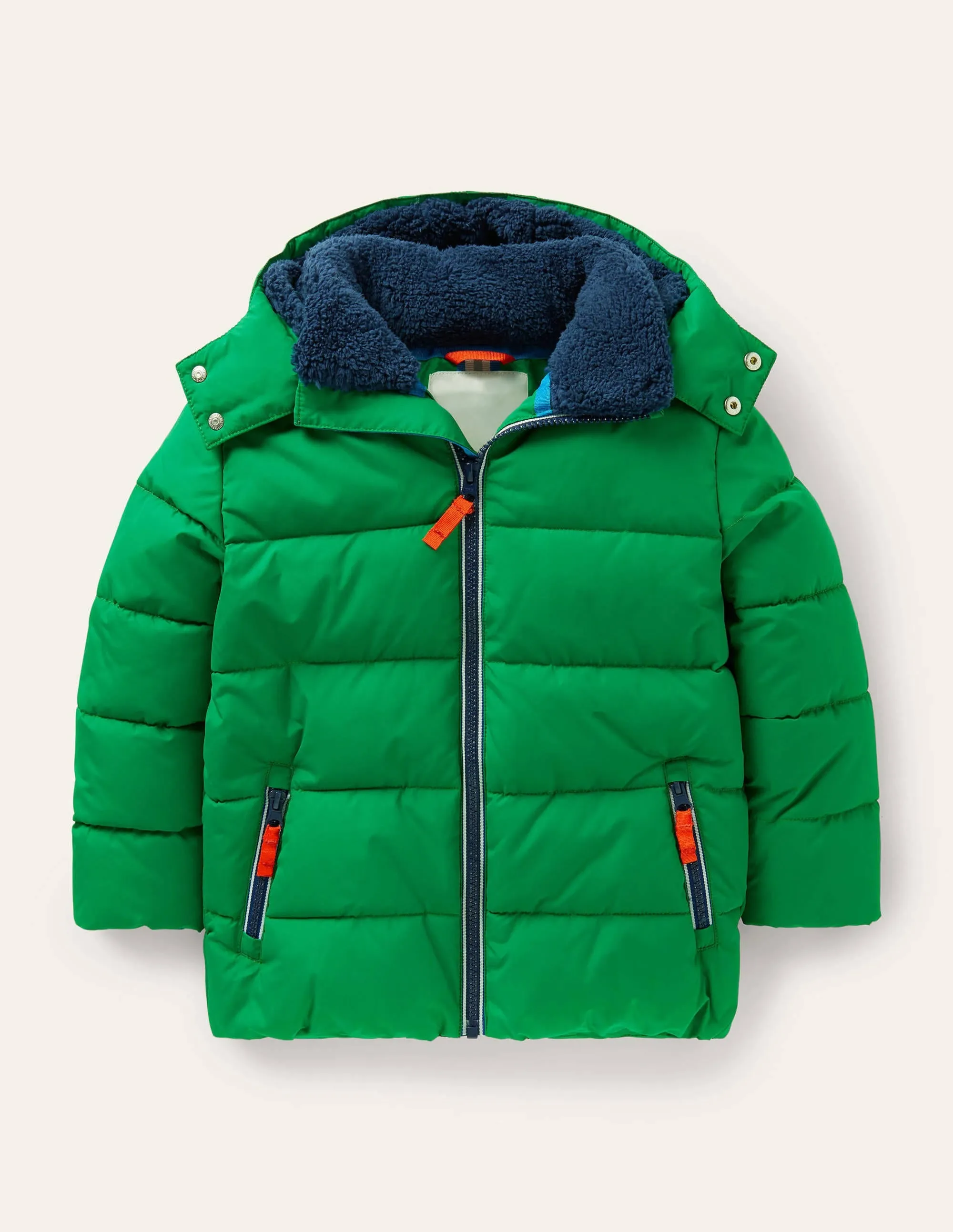 Shower-Resistant Padded Jacket-Highland Green