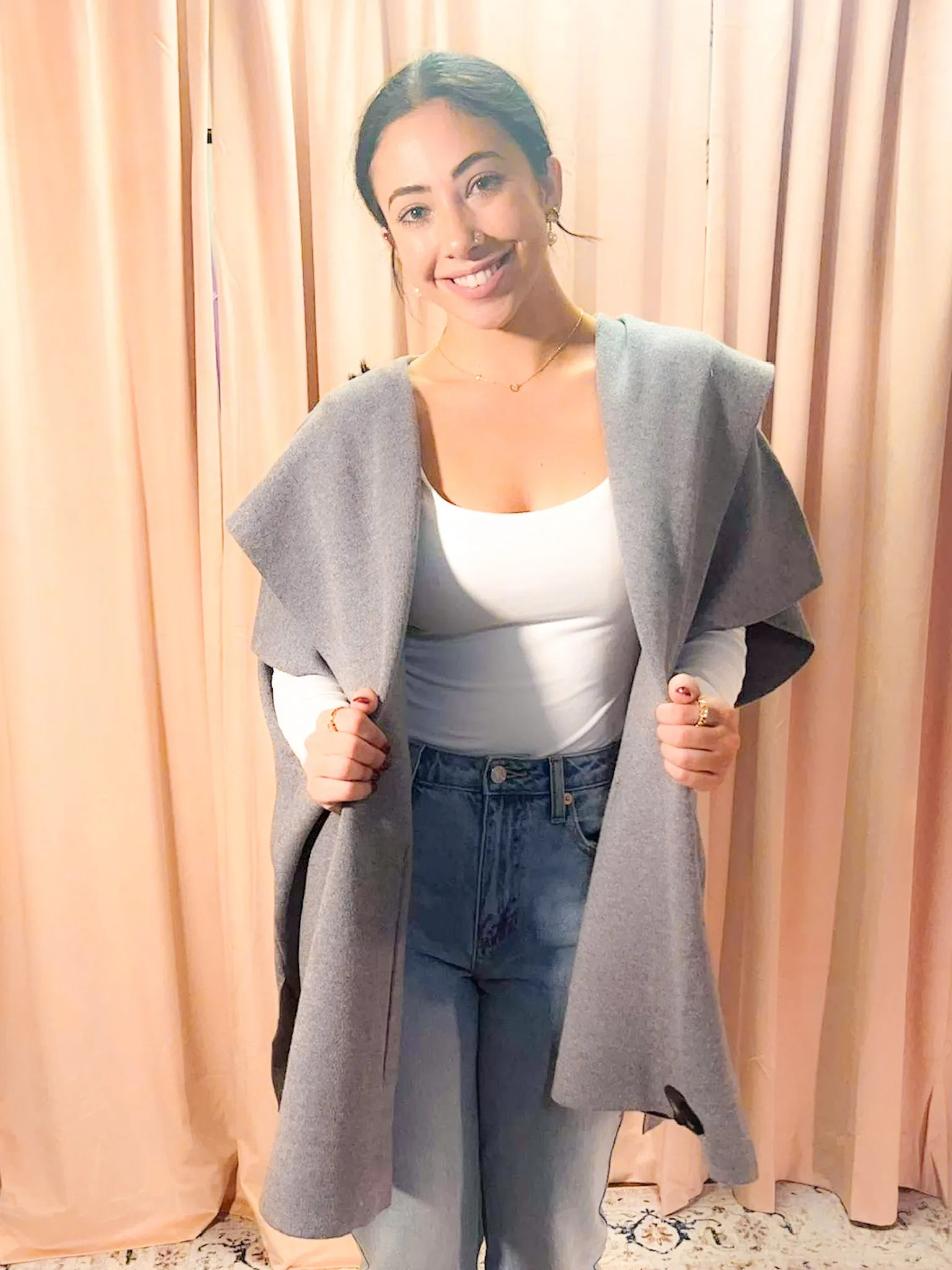 Silver Lining Cardigan with Hoodie