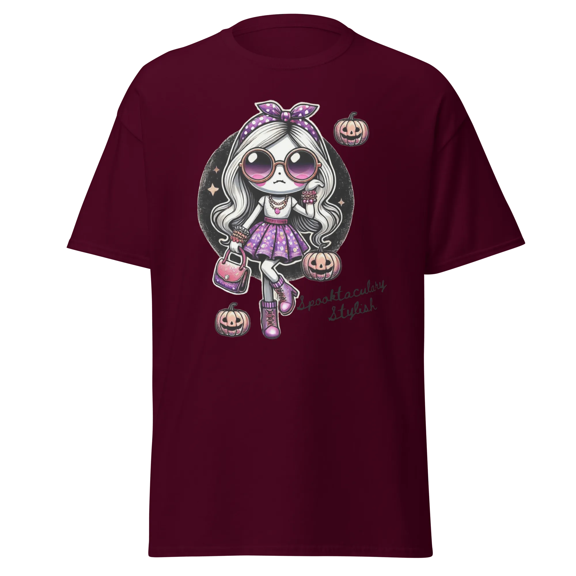 Spooktacularly Stylish - Halloween T-Shirt - Fun Halloween T-Shirt