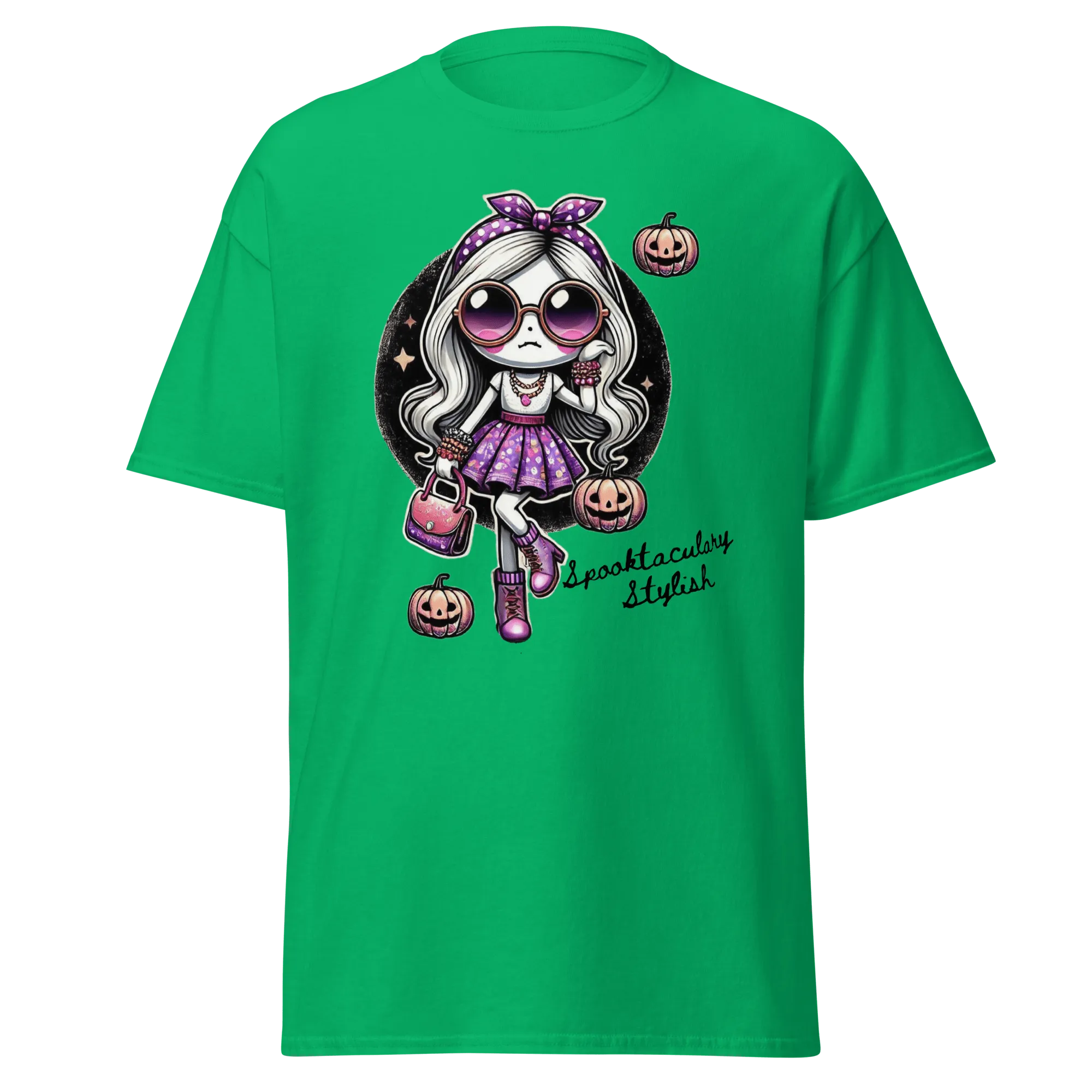 Spooktacularly Stylish - Halloween T-Shirt - Fun Halloween T-Shirt