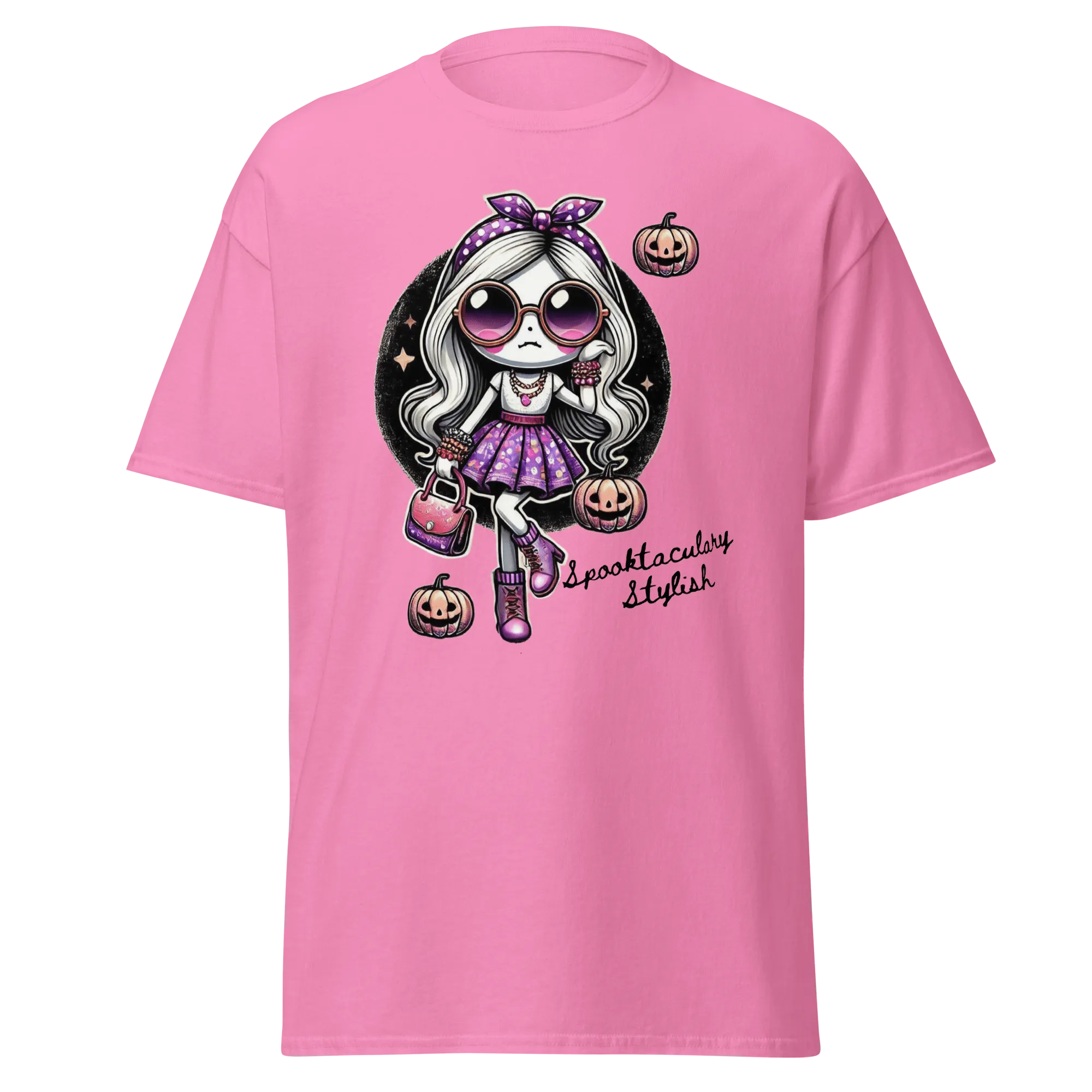 Spooktacularly Stylish - Halloween T-Shirt - Fun Halloween T-Shirt