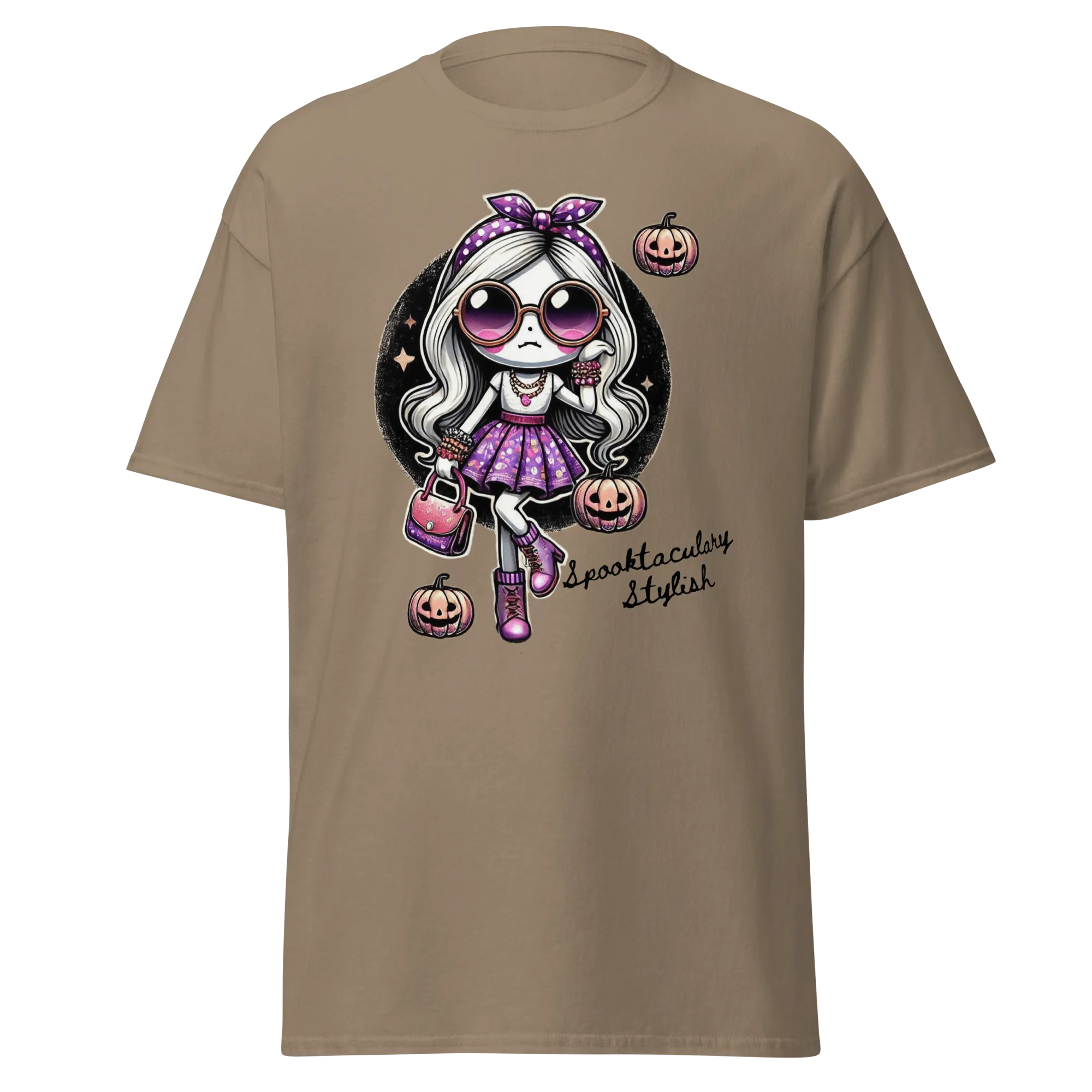 Spooktacularly Stylish - Halloween T-Shirt - Fun Halloween T-Shirt