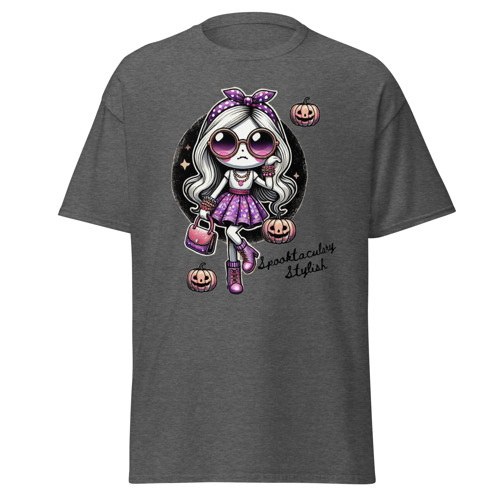 Spooktacularly Stylish - Halloween T-Shirt - Fun Halloween T-Shirt