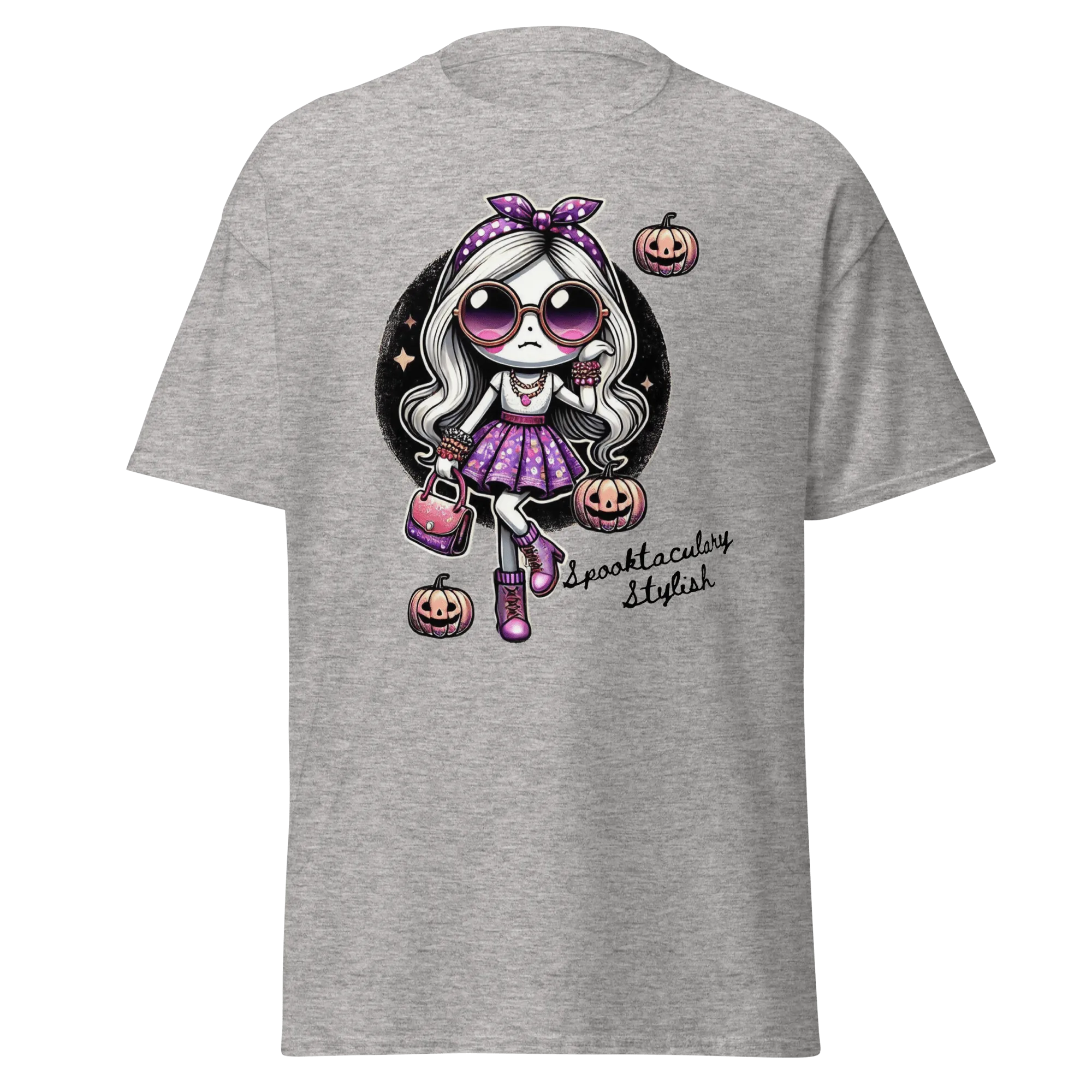 Spooktacularly Stylish - Halloween T-Shirt - Fun Halloween T-Shirt