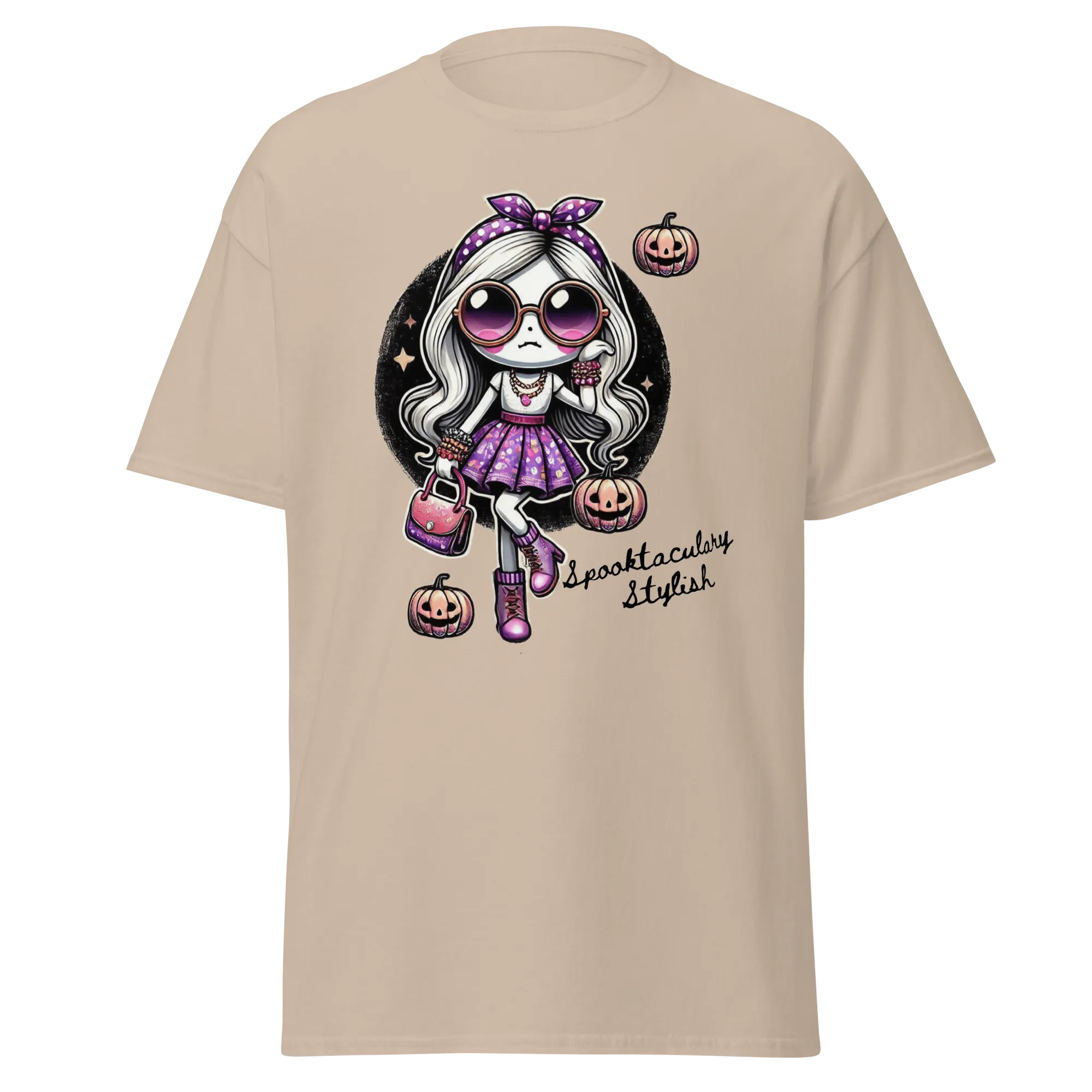 Spooktacularly Stylish - Halloween T-Shirt - Fun Halloween T-Shirt