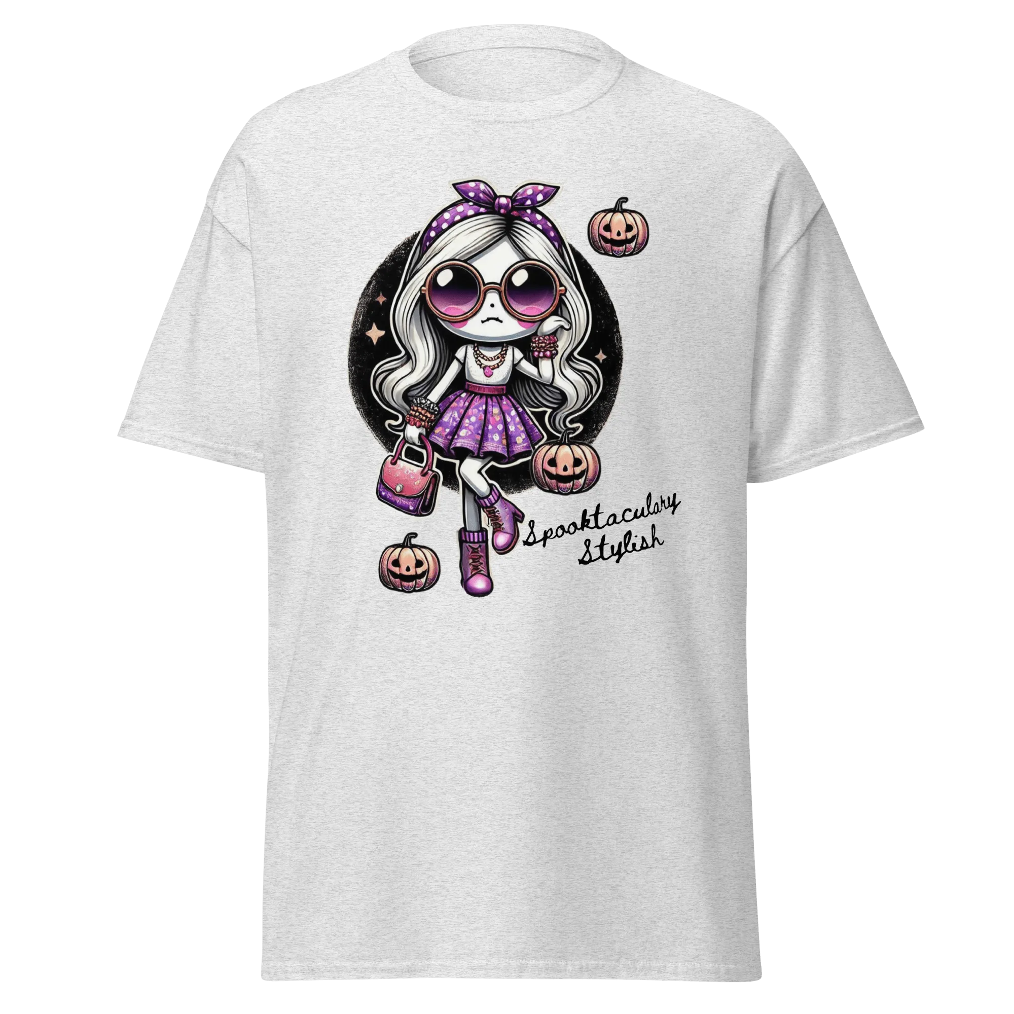 Spooktacularly Stylish - Halloween T-Shirt - Fun Halloween T-Shirt