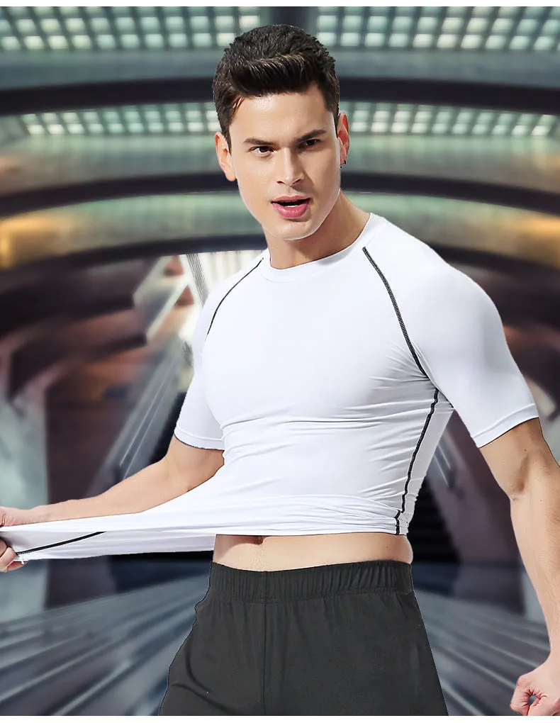 Sports Fitness PRO Tights Quick-Drying Raglan T-Shirt