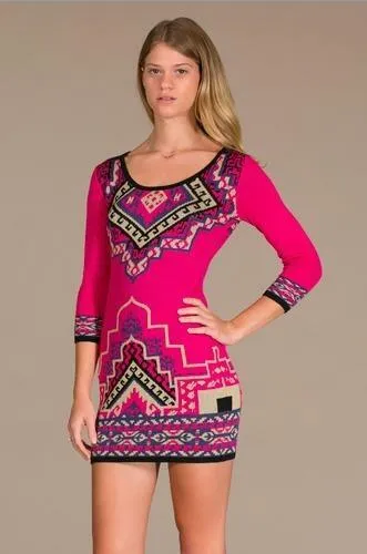 Spring Lake Fuchsia Sweater Dress