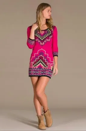Spring Lake Fuchsia Sweater Dress