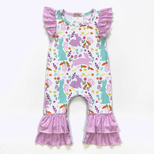 Springtime in Purple Girl's Infant Romper
