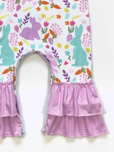 Springtime in Purple Girl's Infant Romper