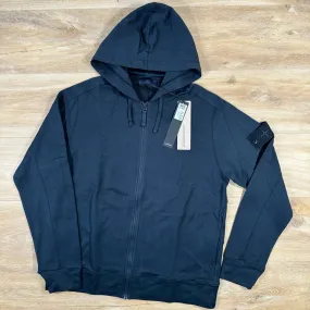 Stone Island Ghost Zip Hoodie in Navy