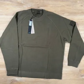 Stone Island Stretch Fleece Ghost Sweatshirt in Military Green